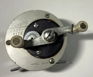 Vintage Langley Cast Rite Modell 380A Angelrolle mit Originallinie - Bild 1 von 6