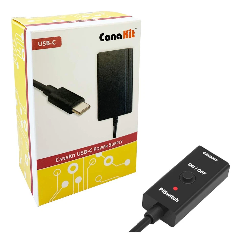 	Canakit 3.5A Raspberry Pi 4 Power Supply Usb-C	 - Image 1 of 1