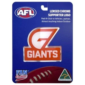 NEW Fan Emblems - AFL GWS Giants Logo Decal - Picture 1 of 5