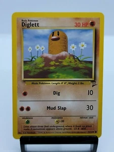 Diglett 71/130 Base Set 2 Common Pokemon TCG Card WOTC Vintage - Picture 1 of 2
