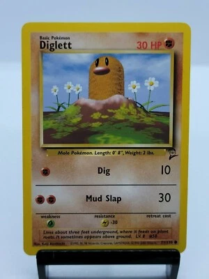 Diglett 71/130 Base Set 2 Common Pokemon TCG Card WOTC Vintage - Image 1 of 2