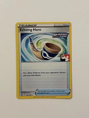 1x Echoing Horn 136/198 Pokemon Prize Pack Series Chilling Reign variant NM F - Image 1 of 2