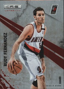 2010-11  Rookies and Stars Longevity Ruby Basketball Card #75 Rudy Fernandez
