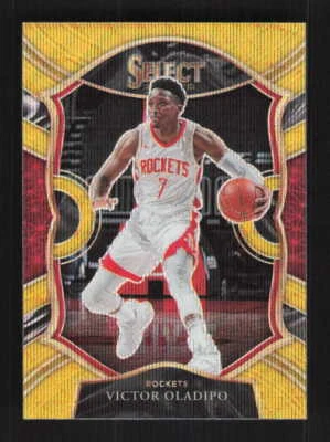 Victor Oladipo 2020-21 Panini Select Gold Wave Prizms Houston Rockets #7 - Image 1 of 2