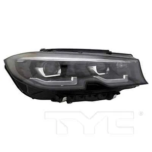 TYC Right LED Headlight For BMW 330i/330i xDrive w/AFS Black 2019-2022 Models - Picture 1 of 3