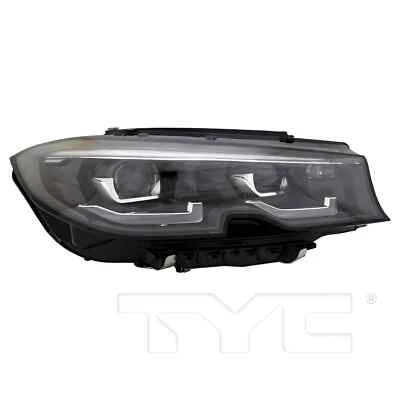 TYC Right LED Headlight For BMW 330i/330i xDrive w/AFS Black 2019-2022 Models - Image 1 of 3