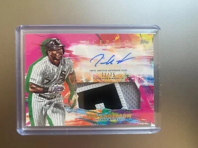 Tim Anderson All Star 2020 Topps Inception Jersey Patch Autograph card /75 - Image 1 of 2