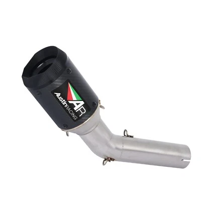 Carbon Fiber Exhaust Tips Mid Pipe System Fit for Suzuki GSXR750 600 2006-2007 Foto 1 de 4