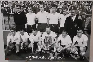 Borussia Dortmund DFB Pokal Sieger 1965 Fan Card 21x15 cm Das Team Finale #FPG50 - Bild 1 von 2