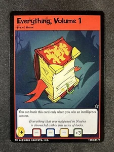 Neopets TCG 109/234 Everything Volume 1 Base Set Book Uncommon NM - Picture 1 of 2