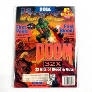 SEGA Visions Magazine DOOM 32X GENESIS OCT/NOV 1994 NM/M GRAIL OoP - Foto 1 di 15