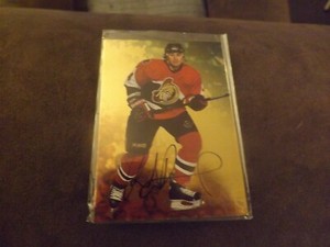 1998-99 Be A Player Radek Bonk Autographed Card 