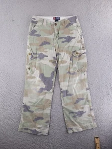 Chaps Pants Boys Youth Size 8 Camo Cargo Ralph Lauren 25x24 - Picture 1 of 14
