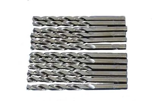 Temo 12 Stck. 1/4 Zoll (6,3 mm) Kobalt 135 Grad Jobber Bohrereinsatz 4 Zoll Länge - Bild 1 von 3