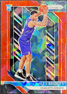 2018-19 Panini Prizm Prizms Red Ice #278 Miles Bridges - NM-MT