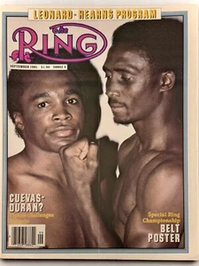 SEPTEMBER 1981 THE RING Vintage Boxmagazin LEONARD - HÖRT Cover und Poster - Bild 1 von 3