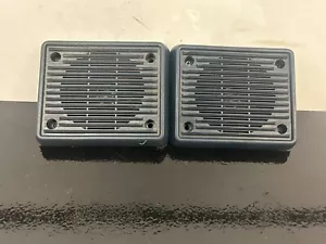 79-83 Datsun 280zx Rear Speaker Cover W/ Speakers OEM Blue - Picture 1 of 5