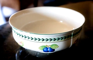 Villeroy & Boch Flor de jardín francés grande 10" arco para servir verduras - Imagen 1 de 4