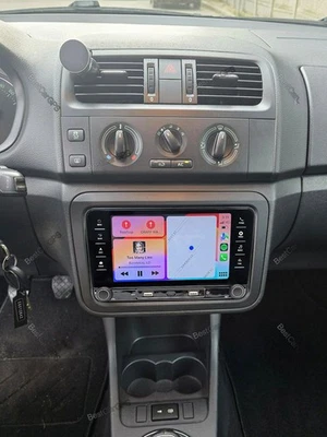 7" For Skoda Fabia 2007-2013 Android 15 CarPlay Car Stereo Radio GPS USB FM+CAM - Image 1 of 4