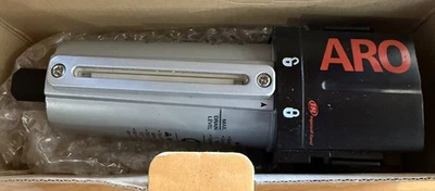 NEW INGERSOLL RAND ARO F35341-411 AIR FILTER F35341411.  Auto Drain.  Metal bowl - Image 1 of 2