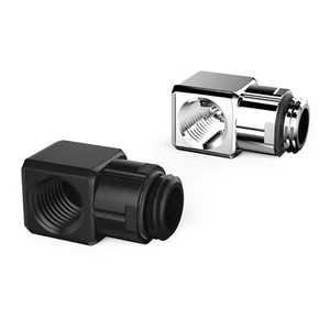 GXZWT-D90 Connecteurs Adaptateur Dissipation Chaleur Refroidissement à 360 Degrés Rotatif Eau - Photo 1/10
