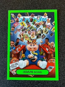 2011 GARBAGE PAIL KIDS FLASHBACK S2 ADAM BOMB MANIA VERDE #10 - GPK - Foto 1 di 2