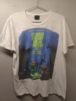 Camiseta Promocional Grande Rara De Colección Teenage Mutant Ninja Turtles Secret Of The Ooze Foto 1 de 4