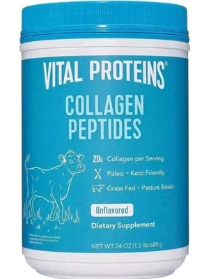 Vital Proteins Collagen Peptides, (New )Unflavored 24 oz 1.5 Lbs Free Shipping  - Image 1 of 3