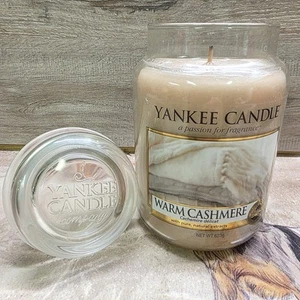 Yankee Candle Tarro Grande Cálido Cachemira Etiqueta Clásica Perfumada 623g 2018 Vertido Muy Buen Estado - Imagen 1 de 11