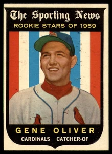 1959 Topps #135 Gene Oliver G/VG Good/Very Good RC Rookie Cardinals       - Picture 1 of 2