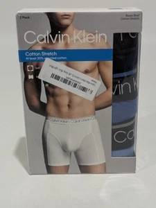 Calvin Klein Men's Cotton Stretch 3-Pack Boxer Brief, Small - Picture 1 of 3