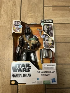 Star Wars The Mandalorian & Grogu elektronische Actionfiguren 12 Zoll NEU IN BOX - Bild 1 von 2