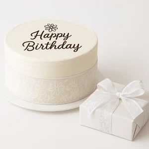 Elegante Cinta Blanca Brillante Floral con Cable 2.5" Transparente para Artesanías Regalo Envoltura Decoración - Imagen 1 de 11