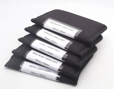 Lee Filters 100mm Set of 5 Colour Effect Graduated Blue & Brown Filter CLEARANCE - Image 1 of 4