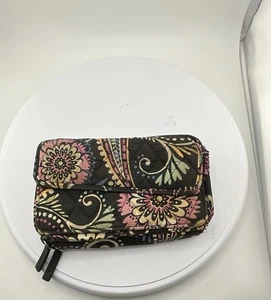 Vera Bradley Wristlet Crossbody Wallet Trifold Bandana Swirl iPhone holder - Picture 1 of 5