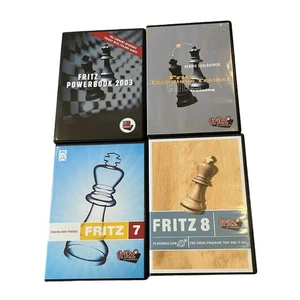 FRITZ Partia Strategia szachowa Oprogramowanie taktyczne Chessbase PC CD-ROM NIEPRZETESTOWANE - Zdjęcie 1 z 2