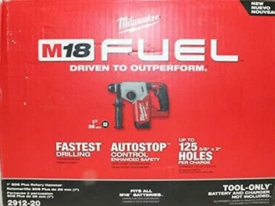 Milwaukee 2912-20 M18 Fuel 18V 1" Sds Plus Brushless Rotary Hammer - Image 1 of 2