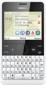 Nokia Asha 210 - White (Unlocked) Mobile Phone - Picture 1 of 2