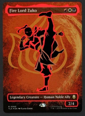 ***NEON INK FOIL Fire Lord Zuko 0360*** MTG Avatar the Last Airbender Kid Icarus - Image 1 of 4