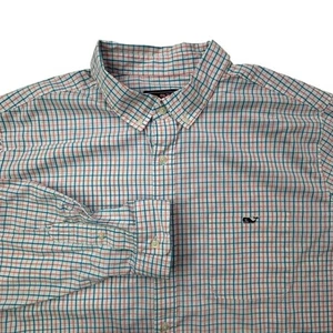 Vineyard Vines Men's 2XB Plaid Button-Down Shirt W/ Logo - Picture 1 of 20