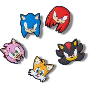 Paquete de 5 dijes para zapatos Crocs Jibbitz Sonic The Hedgehog - Imagen 1 de 4