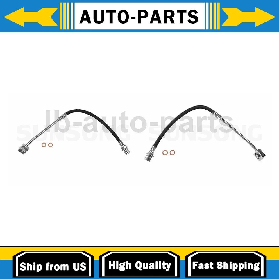 2X Manguera de línea de freno delantero Sunsong para Ford Windstar 1999 2000 2001 2002 2003 Foto 1 de 4