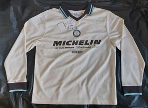 Michelin Keep Rolling Smooth Championship Series L/S Rugby Shirt Size M New - Picture 1 of 9