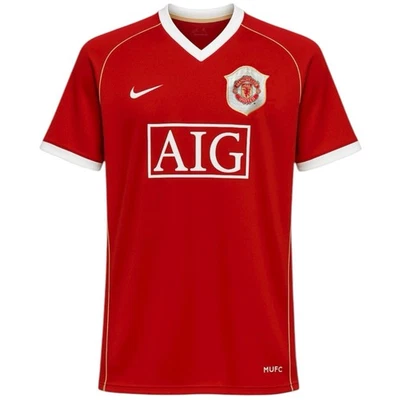 2006/07 MANCHESTER UNITED HOME CAMISA DE FUTEBOL UMBRO TAMANHO L MASCULINA - Imagem 1 de 4
