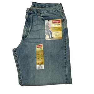 Neu mit Etikett Wrangler Relaxed Herrenjeans 35 x 30 (eigentlich) blau gerade Fünf Sterne Premium - Bild 1 von 10