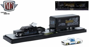 M2 MACHINES ‘73 CHEVY CHEYENNE 30 DUALLY & ‘73 GMC SIERRA SQUAREBODY SYNDICATE - Picture 1 of 2