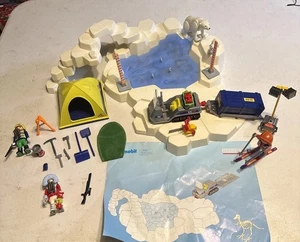 Playmobil Dinosaur Explore Set 3184 & Box Polar Bear Glacier Ice Arctic Alaska - Picture 1 of 9