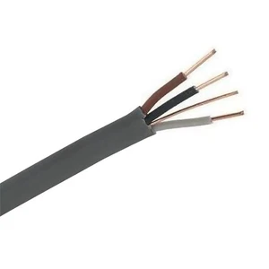 Grey 1.5mm 3 Three Core & Earth Cable Wire lighting heating smoke & Fire alarms - Picture 1 of 3