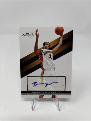 2008-09 Topps Signature Brandon Wright Auto Golden State Warriors SP #/3645 Foto 1 de 3