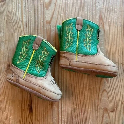 NUEVAS Botas Baby John Deere Johnny Poppers Talla 2 Foto 1 de 4